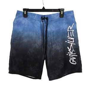 Quiksilver Everyday‎ Accelerator 19 Ombre Cloud Boardshorts Swim Trunks Size 33